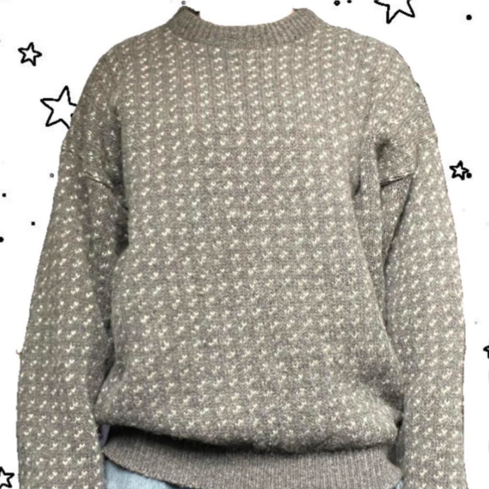 oversized wool sweater🐑🩶